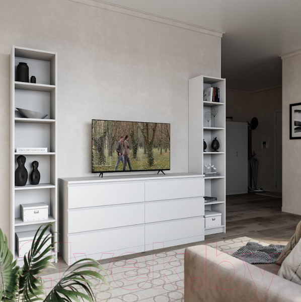 Изображение товара Комод Mio Tesoro Варма 6Д (пигмент, белый)