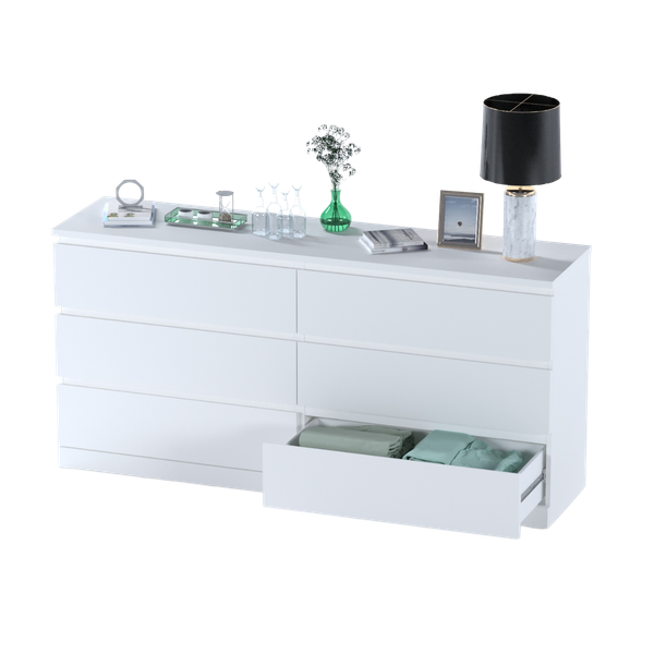 Изображение товара Комод Mio Tesoro Варма 6Д (пигмент, белый)