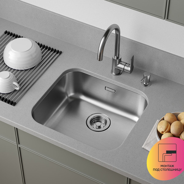 Изображение товара Мойка кухонная IDDIS Mate MAT49S0i77