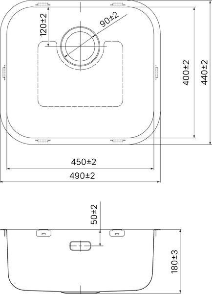 Изображение товара Мойка кухонная IDDIS Mate MAT49S0i77