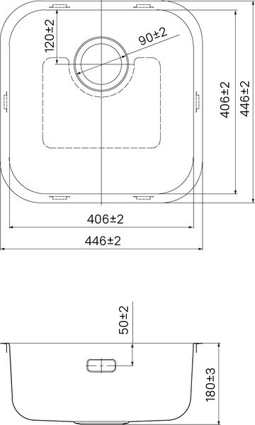 Изображение товара Мойка кухонная IDDIS Mate MAT44S0i77