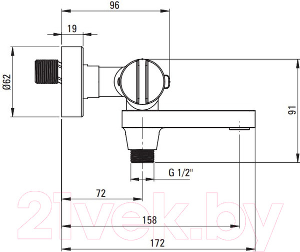 Изображение товара Смеситель Deante BCH 01BT