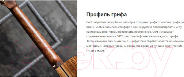 Изображение товара Электроакустическая гитара Cort Gold-OC6-Bocote-WCASE-NAT (с чехлом)