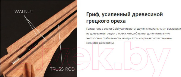 Изображение товара Электроакустическая гитара Cort Gold-OC6-Bocote-WCASE-NAT (с чехлом)