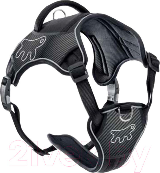 Изображение товара Шлея-жилетка для животных Ferplast Genius / 78006417 (L, черный, нейлон)