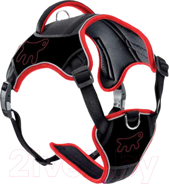 Изображение товара Шлея-жилетка для животных Ferplast Genius / 78006516 (XL, красный, нейлон)