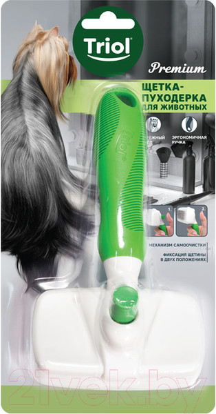 Изображение товара Щетка-пуходерка для животных Triol Премиум / 31741032 (L)