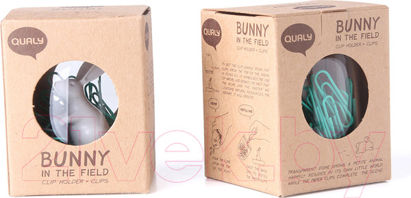 Изображение товара Подставка настольная Qualy Bunny In The Fleld QL10130-WH