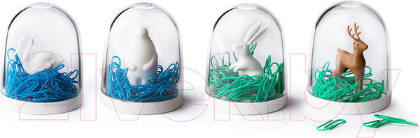 Изображение товара Подставка настольная Qualy Bunny In The Fleld QL10130-WH