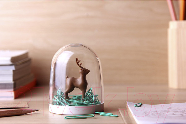 Изображение товара Подставка настольная Qualy Deer In The Forest QL10132-WH