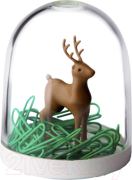 Изображение товара Подставка настольная Qualy Deer In The Forest QL10132-WH