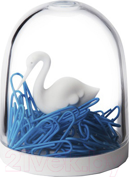 Изображение товара Подставка настольная Qualy Swan In The Pond QL10129-WH