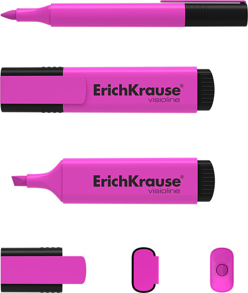 Изображение товара Текстовыделитель Erich Krause Visioline V-21 / 56912 (розовый)