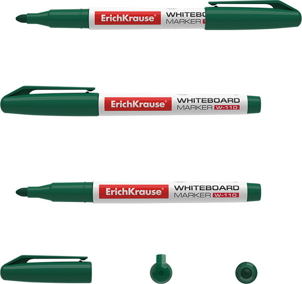Изображение товара Маркер для доски Erich Krause W-110 / 56918 (зеленый)