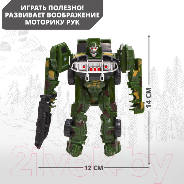 Изображение товара Робот-трансформер Shunqirun Военная машина 39-25