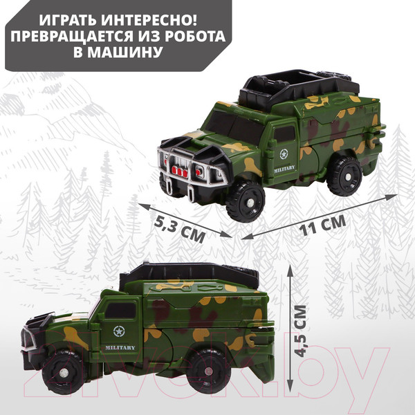 Изображение товара Робот-трансформер Shunqirun Военная машина 39-25