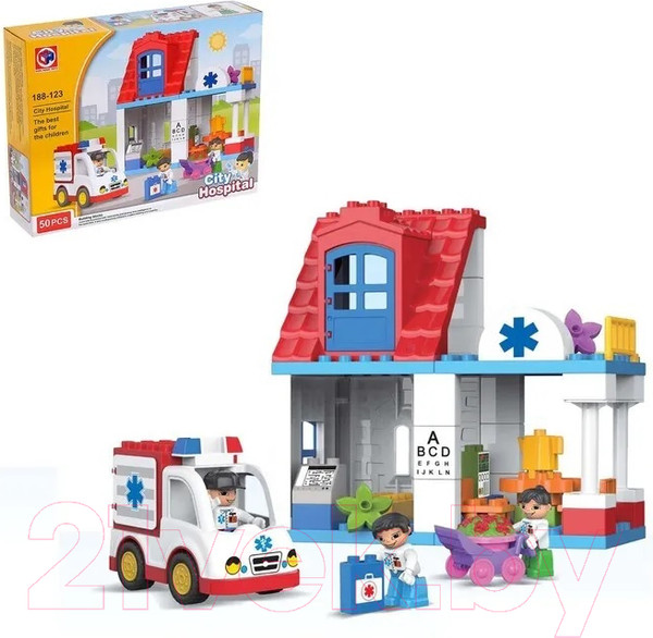 Изображение товара Конструктор Kids Home Toys Городская больница 188-123 / 2496904