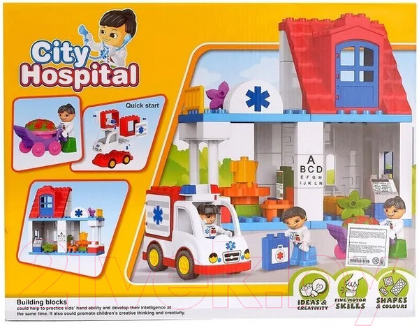 Изображение товара Конструктор Kids Home Toys Городская больница 188-123 / 2496904