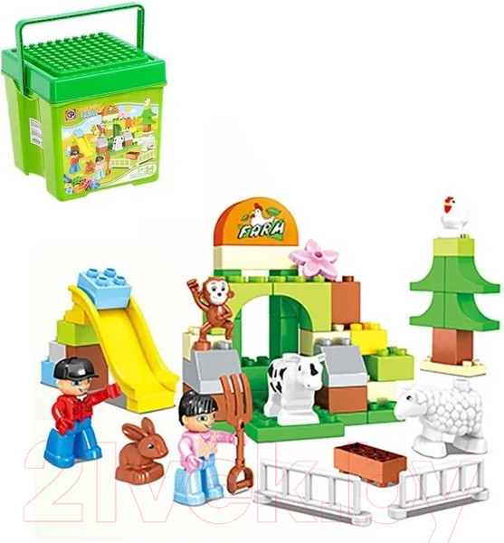 Изображение товара Конструктор Kids Home Toys Счастливая ферма 188-222 / 2496922