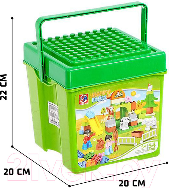 Изображение товара Конструктор Kids Home Toys Счастливая ферма 188-222 / 2496922