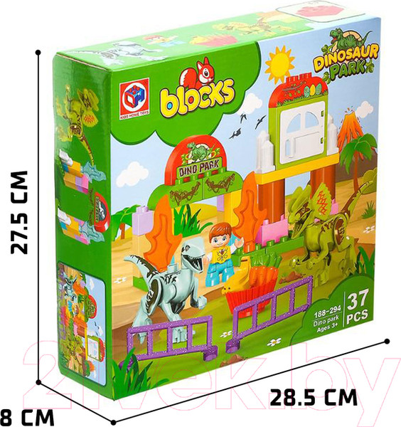Изображение товара Конструктор Kids Home Toys Дино парк 188-294 / 4371511