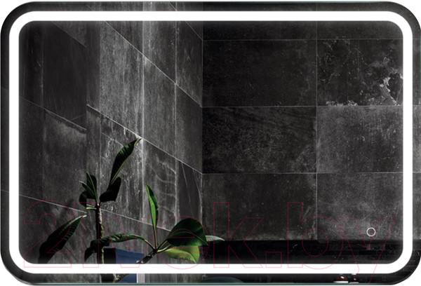 Изображение товара Зеркало Алмаз-Люкс Lima 9060s-6 (90x60см, с подсветкой и сенсорной кнопкой)