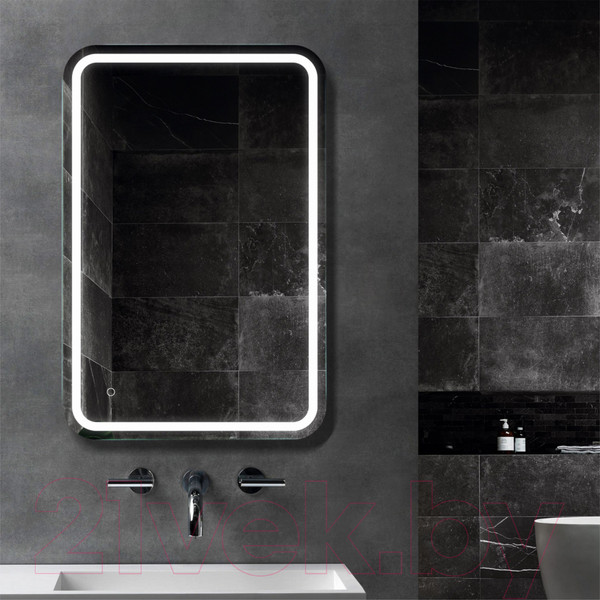 Изображение товара Зеркало Алмаз-Люкс Lima 9060s-6 (90x60см, с подсветкой и сенсорной кнопкой)