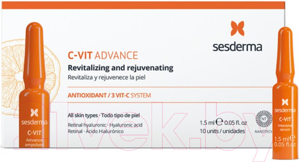 Изображение товара Ампулы для лица Sesderma C-Vit  (10x1.5мл)