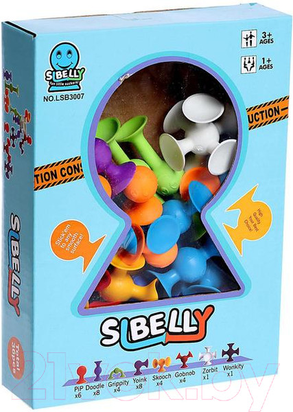 Изображение товара Развивающий игровой набор Sima-Land Забавные присоски LSB3007 / 6914554