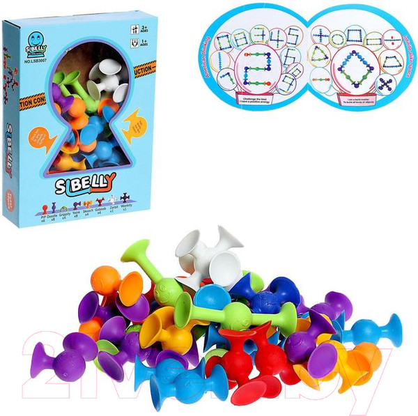 Изображение товара Развивающий игровой набор Sima-Land Забавные присоски LSB3007 / 6914554