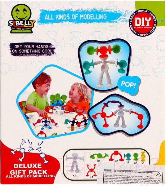 Изображение товара Развивающий игровой набор Sima-Land Забавные присоски LSB23-10 / 9223015