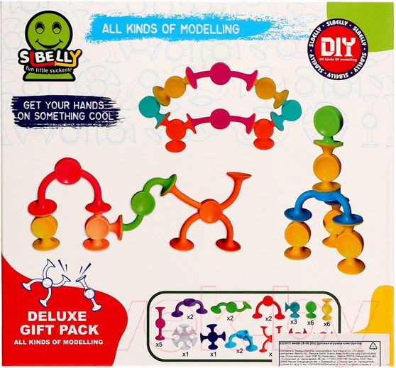 Изображение товара Развивающий игровой набор Sima-Land Забавные присоски LSB23-8 / 9223017