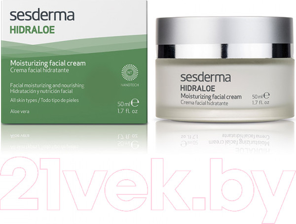 Изображение товара Крем для лица Sesderma Hidraloe Увлажняющий (50мл)