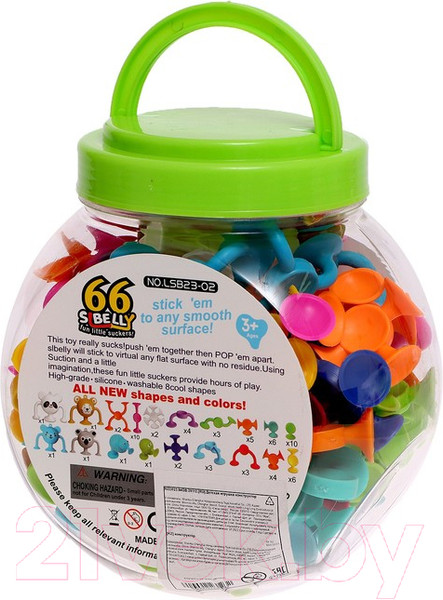 Изображение товара Развивающий игровой набор Sima-Land Забавные присоски LSB23-02 / 9223023