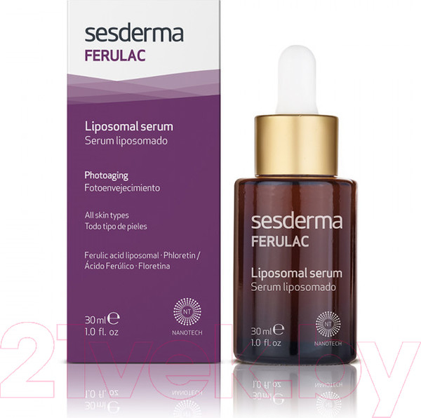 Изображение товара Сыворотка для лица Sesderma Ferulac Липосомальная с феруловой кислотой (30мл)