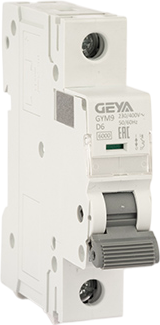 Изображение товара Выключатель автоматический Geya GYM9-1P-6D
