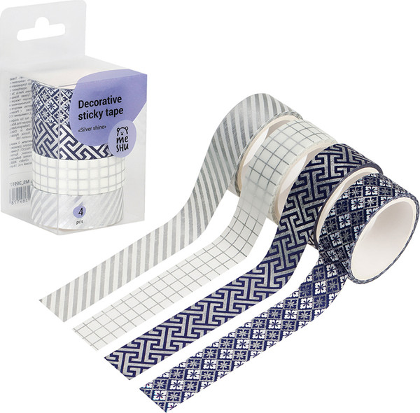 Изображение товара Набор лент декоративных Meshu Silver Shinet / MS_36917 (4шт)