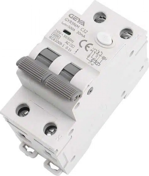 Изображение товара Дифференциальный автомат Geya GYR9NM-B16-30mA