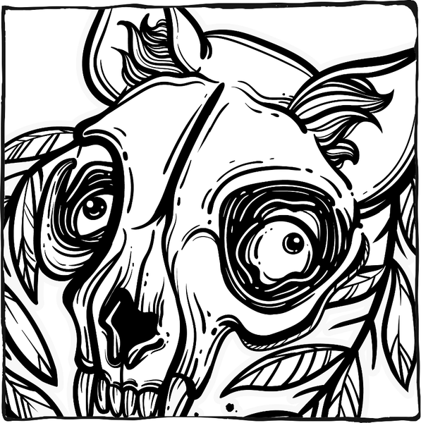 Изображение товара Раскраска-антистресс АСТ Кошмары подземного царства