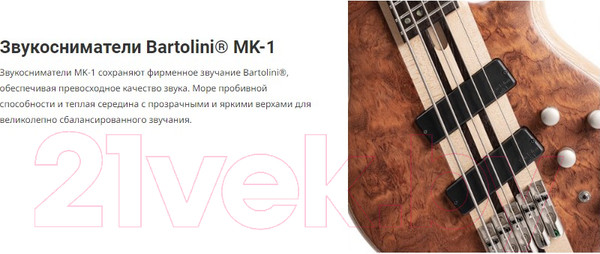 Изображение товара Бас-гитара Cort A5-Beyond-WCASE-OPBN (с футляром)