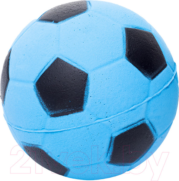 Изображение товара Игрушка для собак Duvo Plus Мяч футбольный / 10160/black-blue (черный/синий)