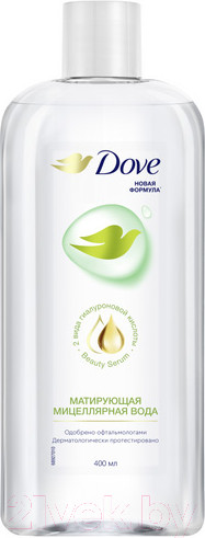 Изображение товара Мицеллярная вода Dove Матирующая (400мл)