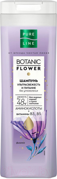 Изображение товара Шампунь для волос Чистая Линия Ультрасвежесть (400мл)