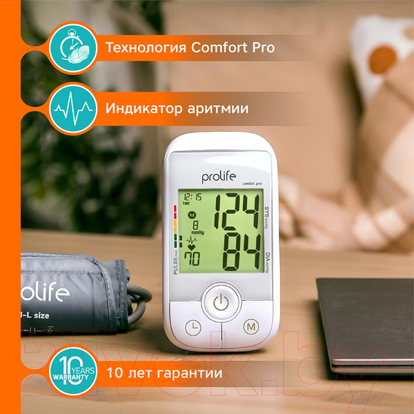 Изображение товара Тонометр Prolife PA5 Comfort