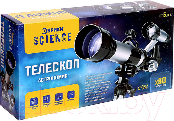 Изображение товара Телескоп Эврики Юный астроном / 4491907