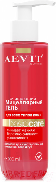 Изображение товара Мицеллярный гель AEVIT Aevit Basic Care Для всех типов кожи (200мл)