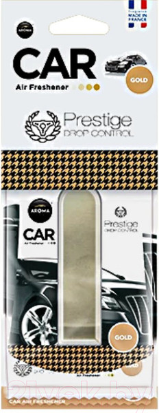 Изображение товара Ароматизатор автомобильный Aroma Car Prestige Drop Control Gold