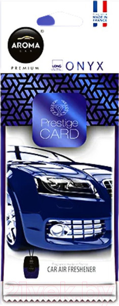 Изображение товара Ароматизатор автомобильный Aroma Car Prestige Card Onyx