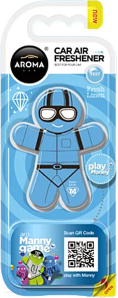 Изображение товара Ароматизатор автомобильный Aroma Car Manny Fresh Linen