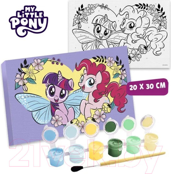 Изображение товара Картина по номерам Hasbro My Little Pony Сердце / 5199072